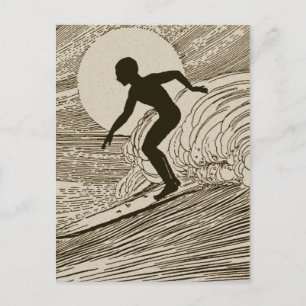  surfen briefkaart
