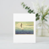  surfen briefkaart (Staand voorkant)