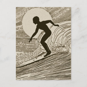  surfen briefkaart