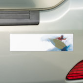 surfen bumpersticker (Op auto)