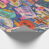 Surfen Cadeaupapier (Hoek)