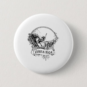 Surfen Costa Rica Vintage Retro Throwck Surfer Va Ronde Button 5,7 Cm