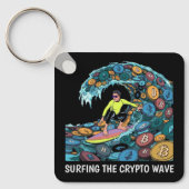 Surfen Crypto Sleutelhanger (Voorkant)