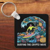 Surfen Crypto Sleutelhanger (Voorkant)