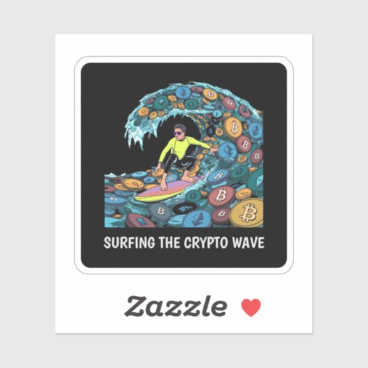 Surfen Crypto Sticker (Vel)