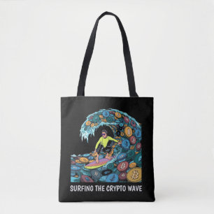 Surfen Crypto Tote Bag