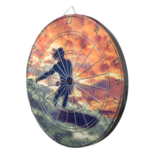 Surfen Dartbord (Voorkant Rechts)