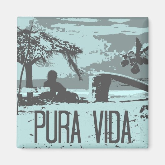 Surfen Eindeloze Zomer Costa Rica Magnet (Voorkant)