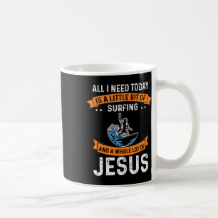 Surfen En Jezus Christelijke Sport Surfer Surfplan Koffiemok