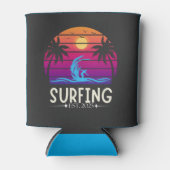 Surfen Est. 2025 Retro Vacay Mode Surf Blikjeskoeler (Voorkant)