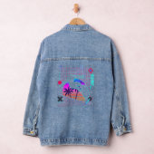 Surfen Esthetische Vaporwave 80s Stijl Surfen Denim Jacket (Hangar)