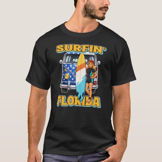 Surfen FLORIDA T-shirt (Voorkant)