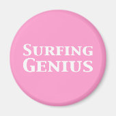 Surfen Genius Gifts Magneet (Voorkant)