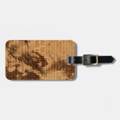 Surfen Hawaii Green Room Faux Wood Bagagelabels (Voorkant horizontaal)