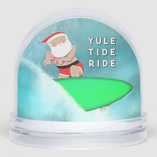 Surfen Hawaii Vakantie Gift Sneeuwbol (Voorkant)