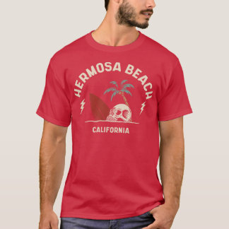 Surfen Hermosa Beach California Retro Sur T-shirt