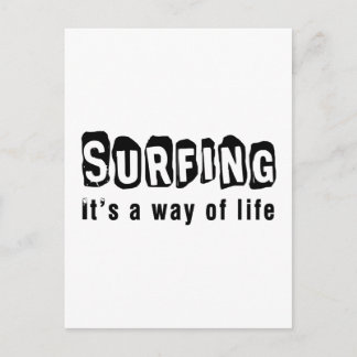 Surfen Het is een manier van leven Briefkaart
