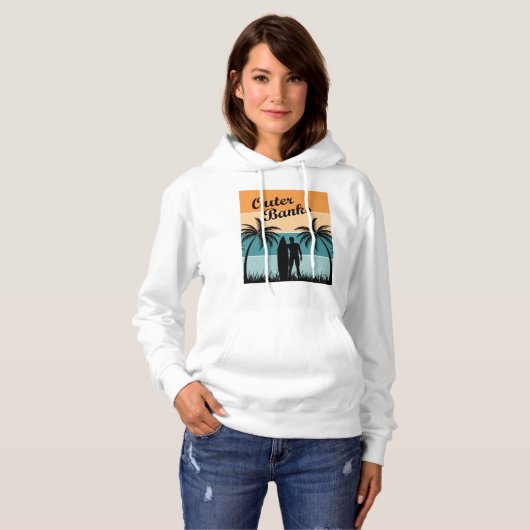 surfen hoodie (Voorkant volledig)