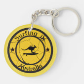 Surfen in Australië Sleutelhanger (Achterkant)
