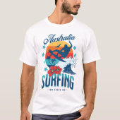 Surfen in Australië Twee rotsen T-shirt (Voorkant)