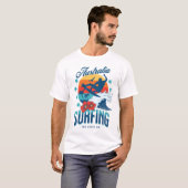 Surfen in Australië Twee rotsen T-shirt (Voorkant volledig)