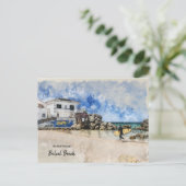 Surfen in Baleal - Portugal Briefkaart (Staand voorkant)