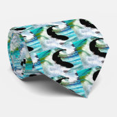 Surfen in Curling Wave Stropdas (Opgerold)