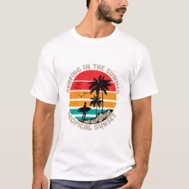 Surfen in de zomer t-shirt