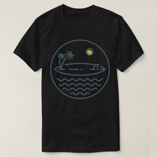 Surfen in de zomer t-shirt (Design voorkant)