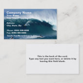 Surfen in Hawaï 2 Visitekaartje (Voorkant / Achterkant)