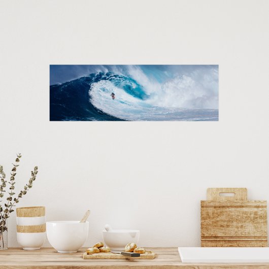 Surfen in Hawaii Poster (Keuken)
