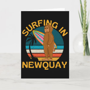 Surfen in Newquay, Bigfoot Good Vibes Surfer Stran Kaart