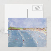 Surfen in Porthmeor Briefkaart (Voorkant / Achterkant)