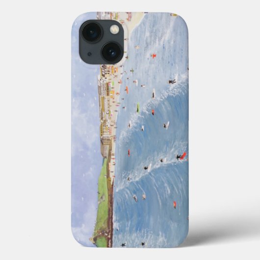Surfen in Porthmeor Case-Mate iPhone Case (Achterkant)