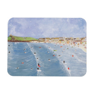 Surfen in Porthmeor Magneet