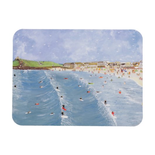 Surfen in Porthmeor Magneet (Horizontaal)