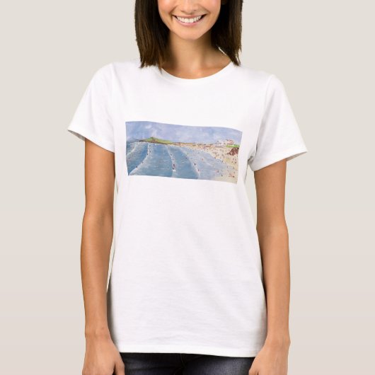 Surfen in Porthmeor T-shirt (Voorkant)