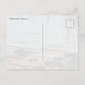 Surfen in Taghazout Marokko Briefkaart (Achterkant)