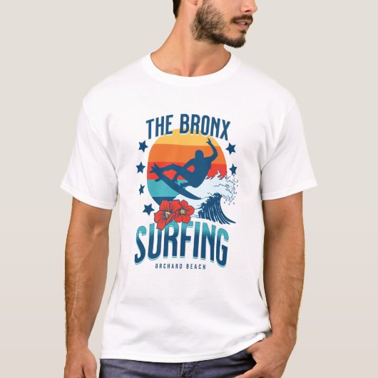 Surfen in The Bronx - Orchard Beach T-shirt (Voorkant)