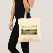 Surfen in Warren's Point Beach, Little Compton Tote Bag (Voorkant (product))