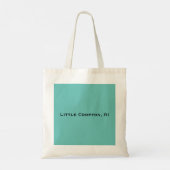 Surfen in Warren's Point Beach, Little Compton Tote Bag (Achterkant)