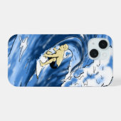 Surfen iPhone 15 Case (Achterkant horizontaal)