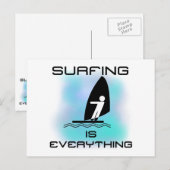 Surfen is alles-T-shirts en geschenken Briefkaart (Voorkant / Achterkant)