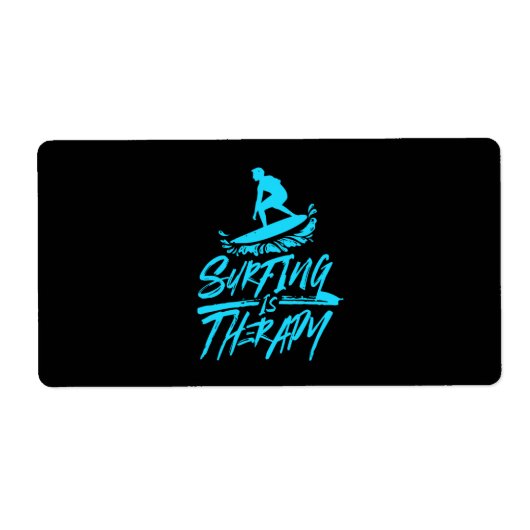 Surfen is een therapie etiket (Voorkant)