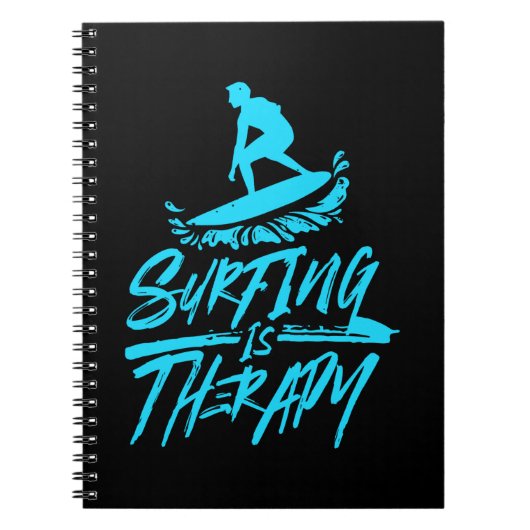 Surfen is een therapie notitieboek (Voorkant)