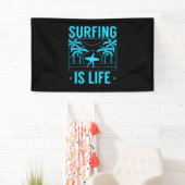 Surfen is leven spandoek (Insitu)