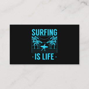 Surfen is leven visitekaartje