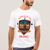Surfen is levensstijl t-shirt (Voorkant)
