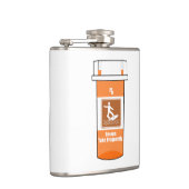 Surfen is mijn medicijn heupfles (Rechts)