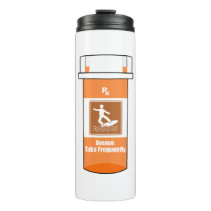 Surfen is mijn medicijn thermosbeker